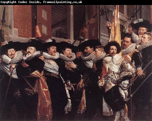 Hendrik Gerritsz. Pot Officers and sergeants of the St Hadrian Civic Guard on their retirement in 1630